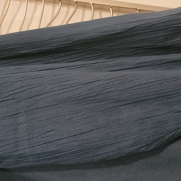 Blast Studio Green Crinkle Texture Zip Front Light Weight Jacket Petite Large - Picture 6 of 11